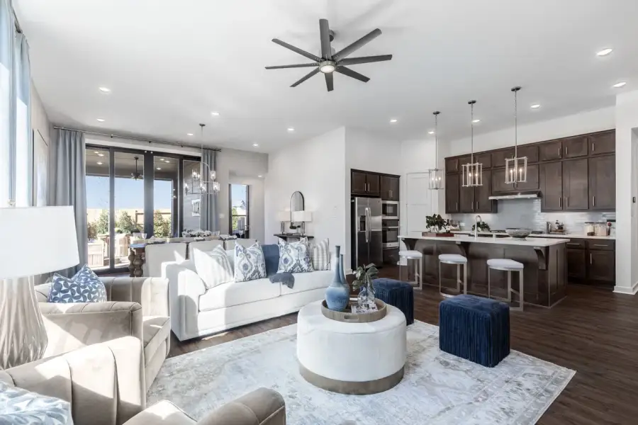 Representative Family Room - some options shown Representative Family Room - some options shown