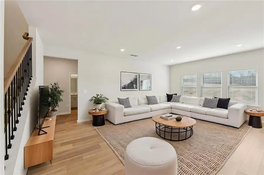Furnished interior view inside a new home in Preserve at Mountain Creek, Pendergrass (Image 10).