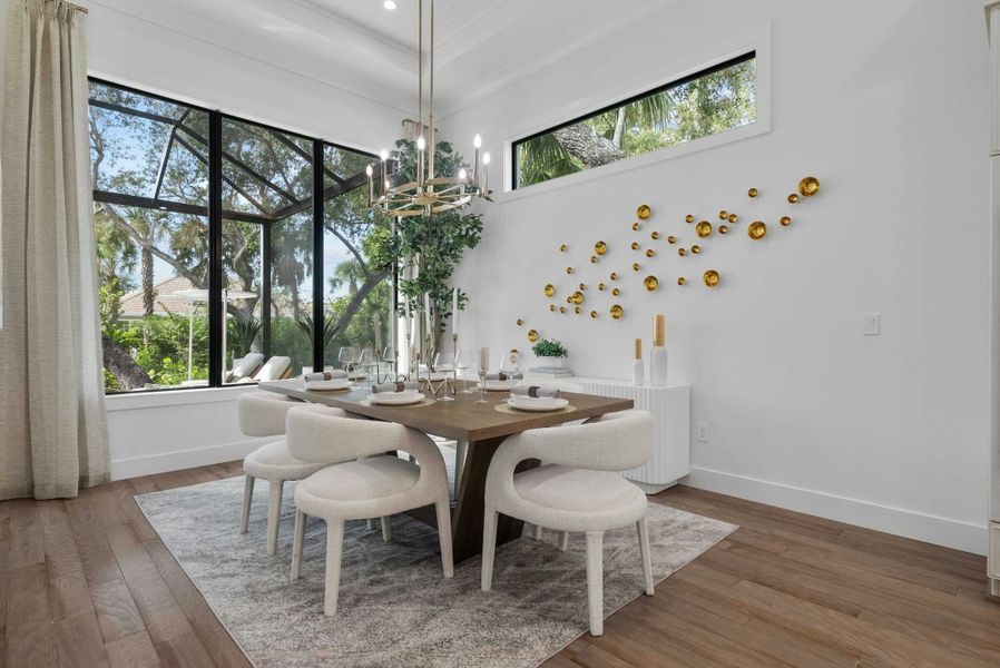 2D floor plan layout for the Indigo by GHO Homes in Seaglass, Vero Beach, FL (Image 41).