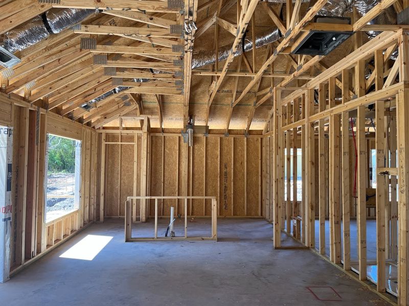 In-progress construction of a new home in Osprey Landing, Southport, NC (Image 7).