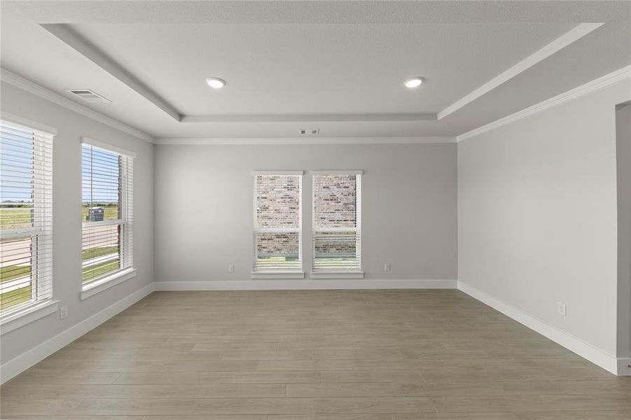 Spacious, unfurnished interior of a new home in Villages of Creekwood, Frisco (Image 19). Spacious, unfurnished interior of a new home in Villages of Creekwood, Frisco (Image 19).