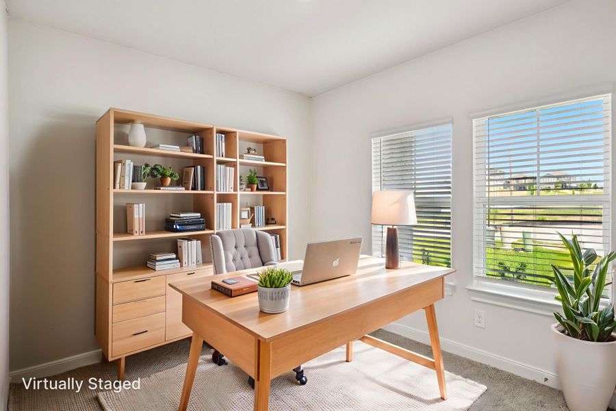 Furnished interior view inside a new home in Pine Lake Cove - Classic Series, Montgomery (Image 4).