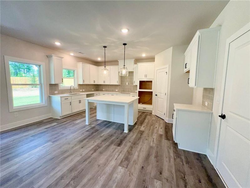 Furnished interior view inside a new home in , Hoschton (Image 8).