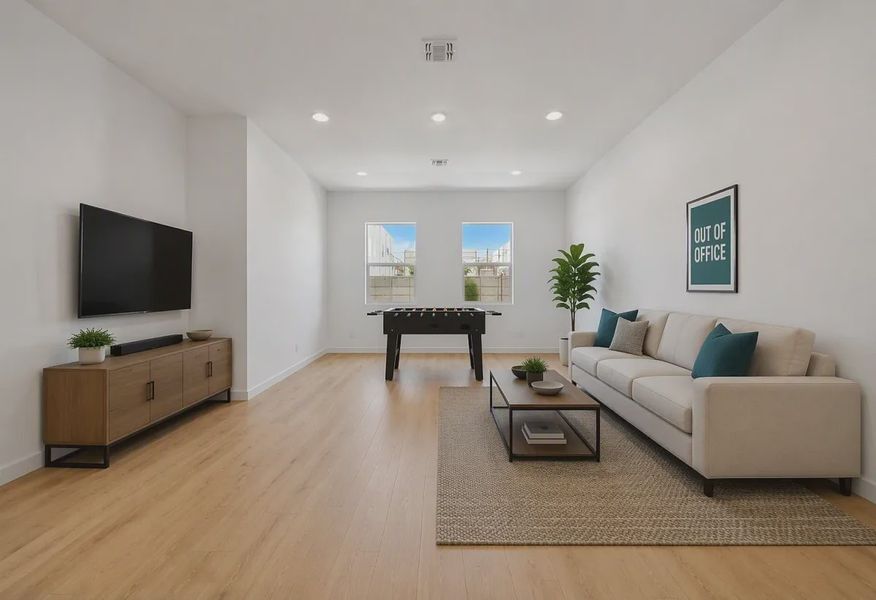 Hobby Room Virtually Staged - 9 of 15