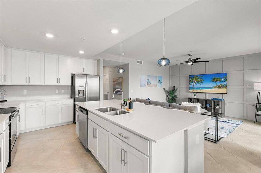 Furnished interior view inside a new home in , Punta Gorda (Image 18).