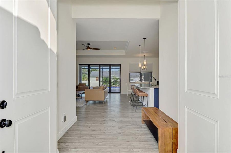 Furnished interior view inside a new home in , North Port (Image 36).