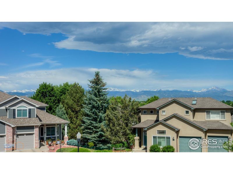 Western View From Primary Bedroom Includes the Indian Peaks And Longs Peak