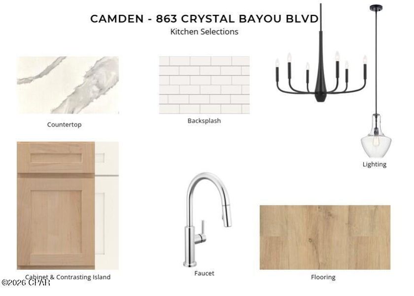 Sample of building materials used in homes in Breakfast Point East, Panama City Beach (Image 4).