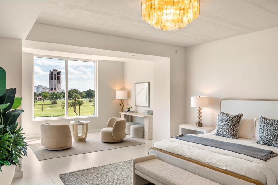 Furnished interior view inside a new home in Alina Residences, Boca Raton (Image 9).