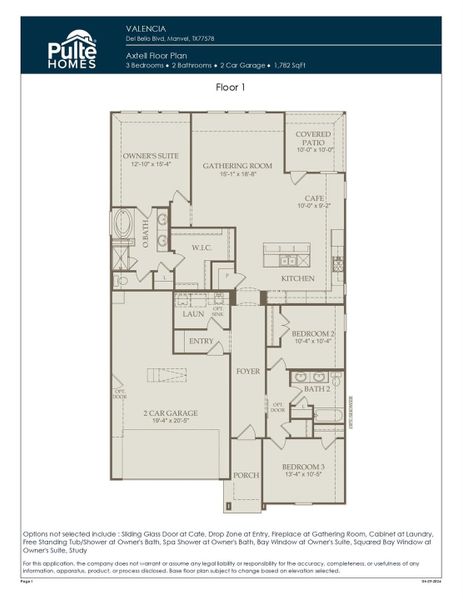 2D floor plan layout of this home in Valencia, Manvel, TX (Image 3). 2D floor plan layout of this home in Valencia, Manvel, TX (Image 3).