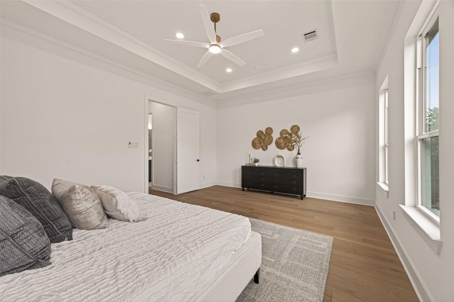 Furnished interior view inside a new home in , Houston (Image 9).