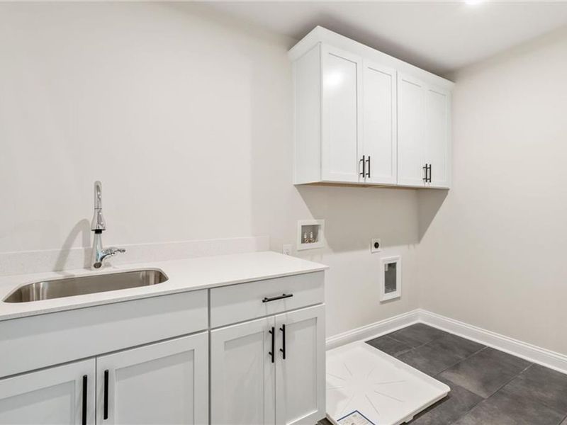 Furnished interior view inside a new home in Melody Lakeside Estates, Buford (Image 6).