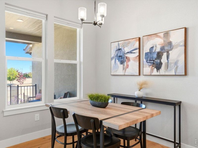 Furnished interior view inside a new home in , Windsor (Image 9).