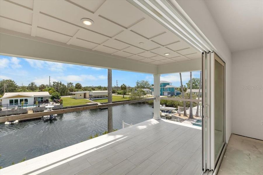 Exterior details and patio area of a home in , Hernando Beach (Image 3).