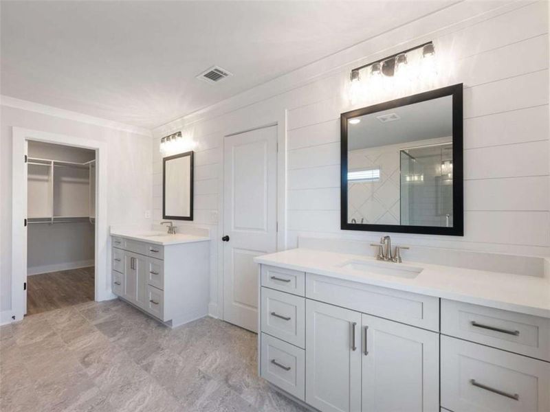 Furnished interior view inside a new home in , Buford (Image 10).