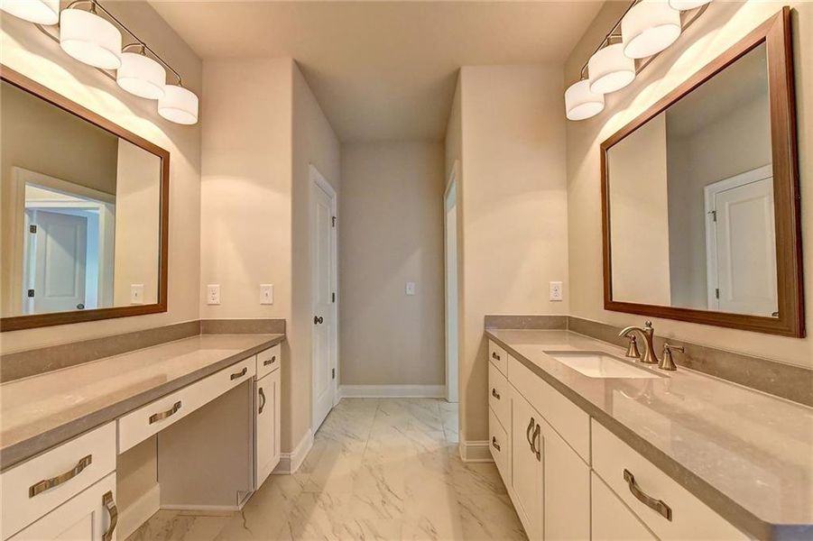 Furnished interior view inside a new home in Bellmoore Park, Duluth (Image 39).