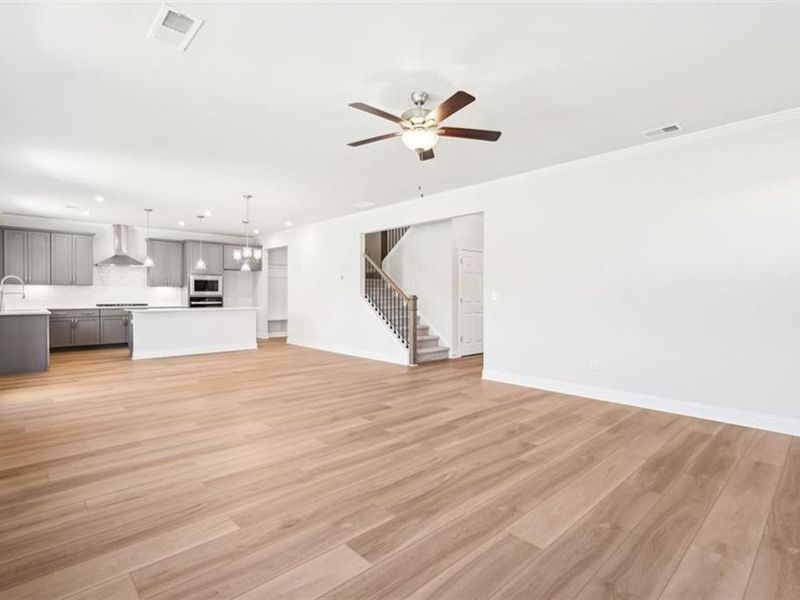 Spacious, unfurnished interior of a new home in Wehunt Meadows, Hoschton (Image 23).