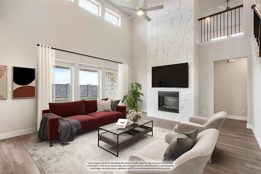 Furnished interior view inside a new home in Sonoma Verde, McLendon-Chisholm (Image 17).