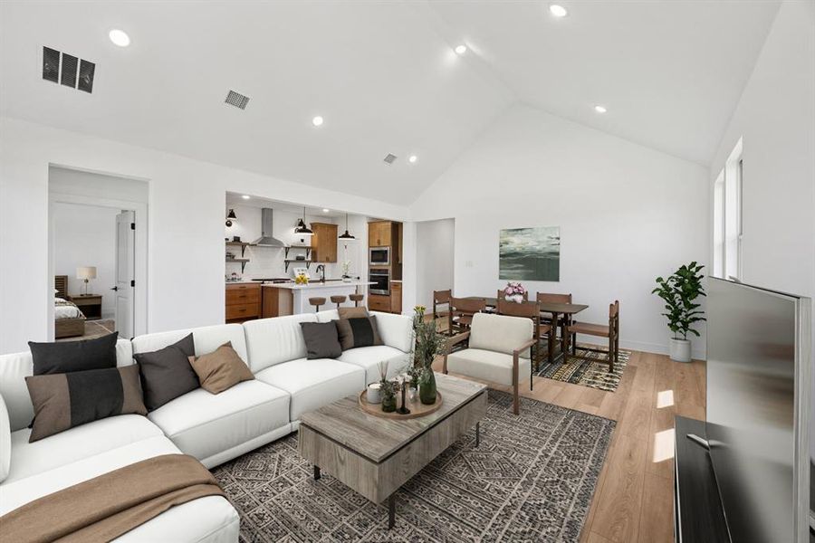 Furnished interior view inside a new home in Heritage Ranch, Sherman (Image 10).