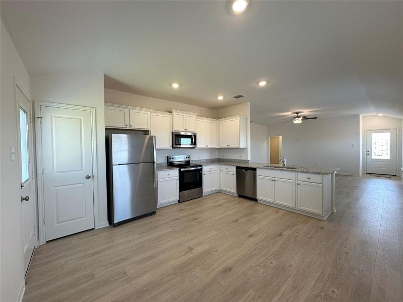 Furnished interior view inside a new home in Colson Ranch, Jarrell (Image 3).