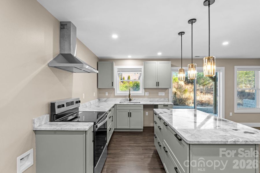 Furnished interior view inside a new home in , Weaverville (Image 19).