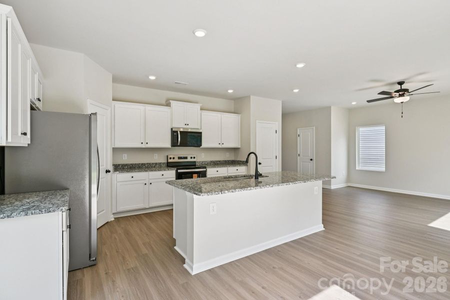 Furnished interior view inside a new home in Willow Estates, Shelby (Image 6).
