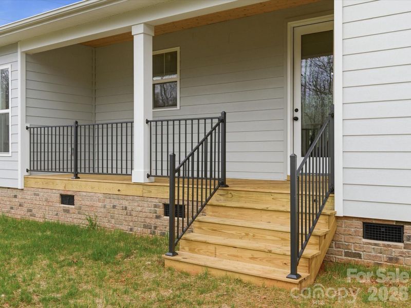 Exterior details and patio area of a home in , Bessemer City (Image 34).