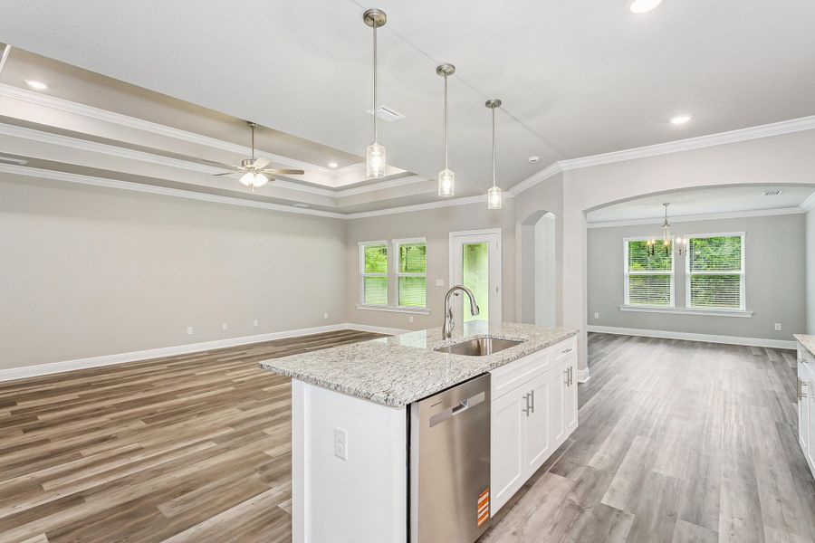 Representative unfurnished interior of a home built from the The Sapphire Estate by Herbst Homes in Walther Reserve, Milton (Image 21).