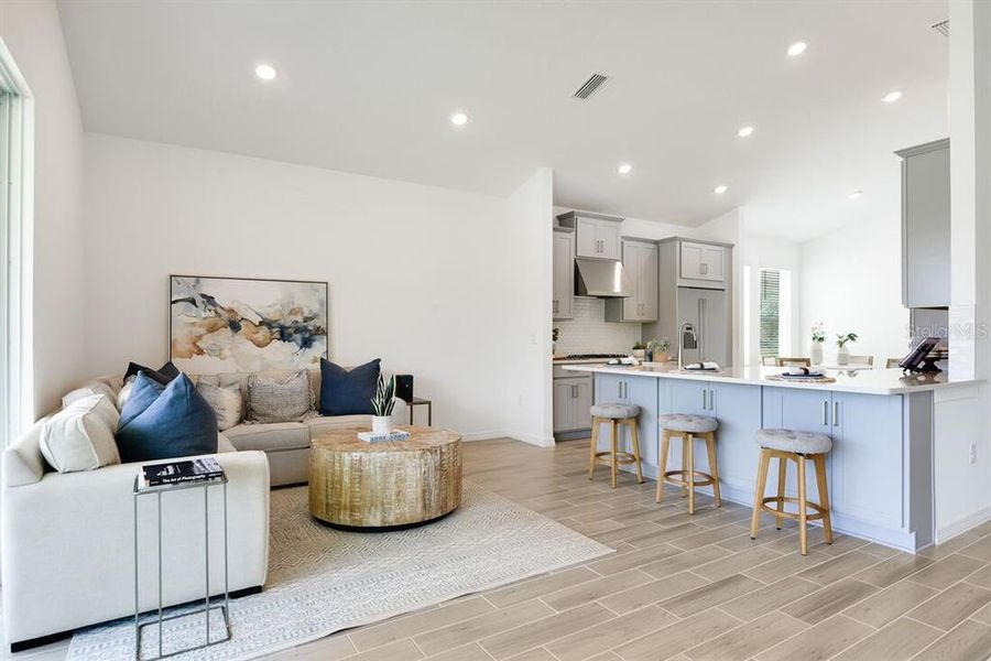Furnished interior view inside a new home in Ardisia Park, New Smyrna Beach (Image 34).
