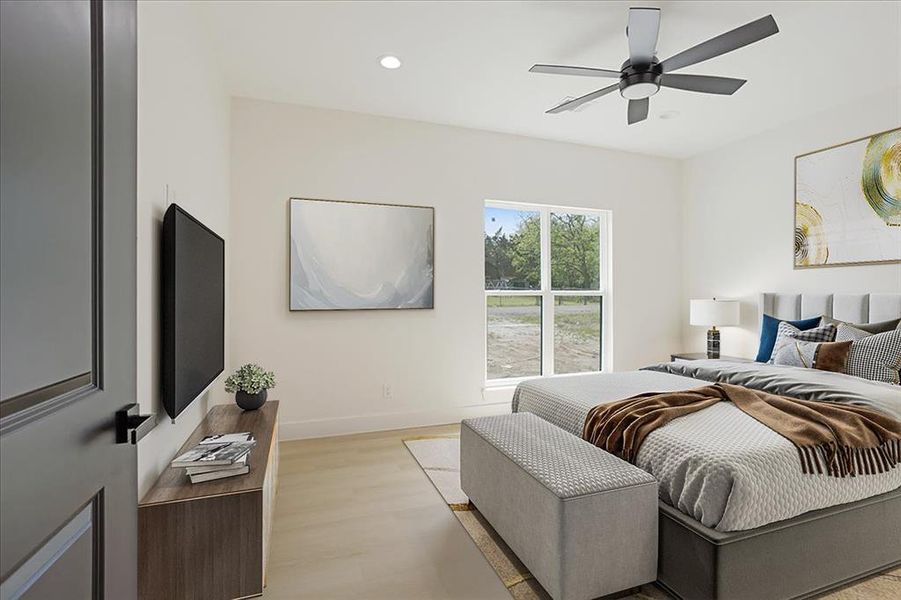 Furnished interior view inside a new home in , Pottsboro (Image 9).