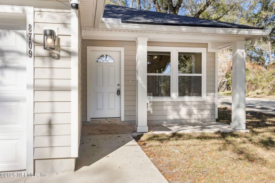 Exterior details and patio area of a home in , Jacksonville (Image 3). Exterior details and patio area of a home in , Jacksonville (Image 3).