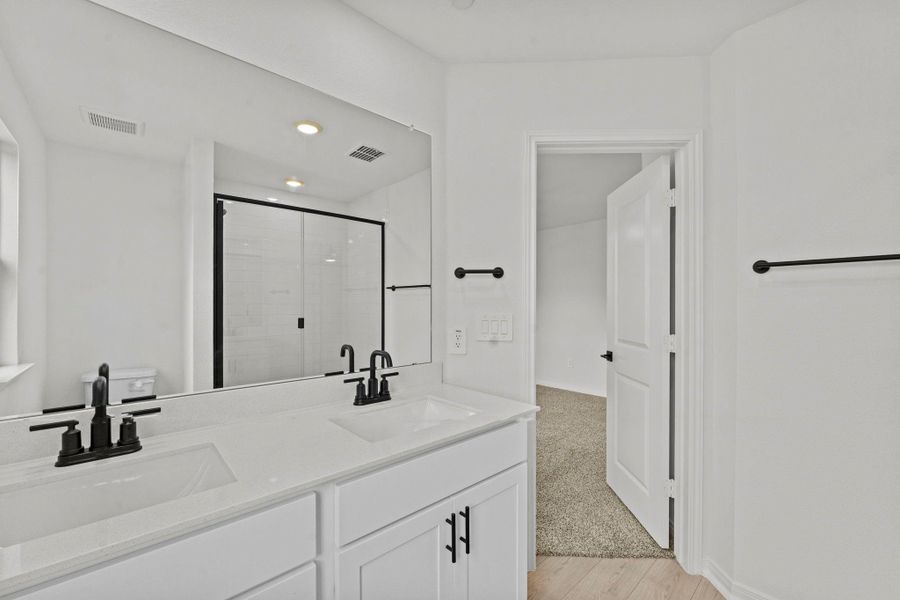 Furnished interior view inside a new home in Avery Centre, Round Rock (Image 9). Furnished interior view inside a new home in Avery Centre, Round Rock (Image 9).