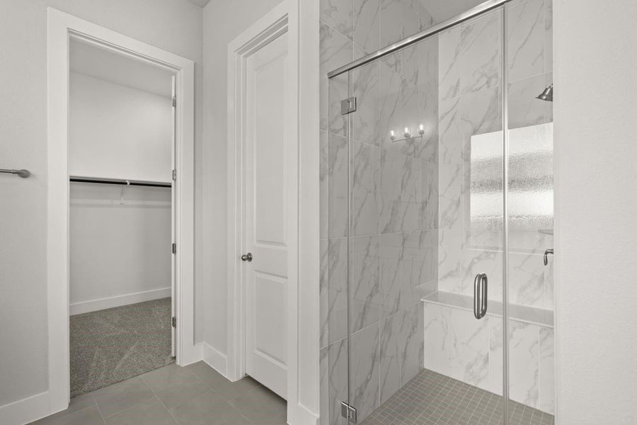 Walk-in Shower in Primary Bath