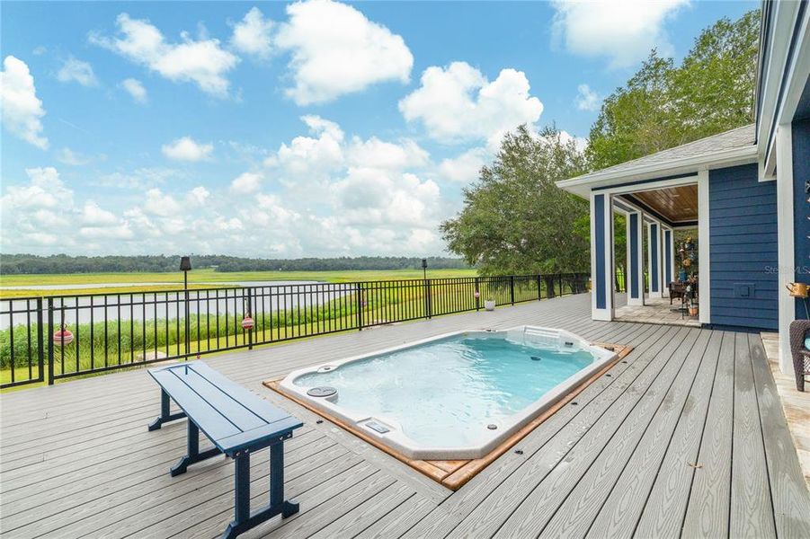 Exterior details and patio area of a home in , Brooksville (Image 4). Exterior details and patio area of a home in , Brooksville (Image 4).