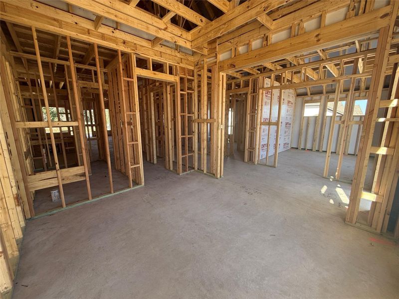 In-progress construction of a new home in Provence, Austin, TX (Image 26).