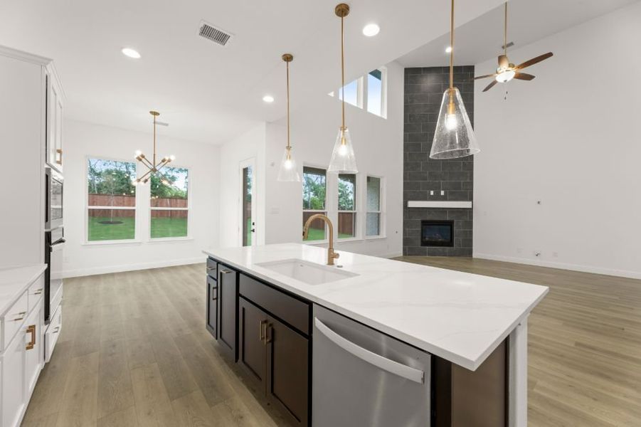 Furnished interior view inside a new home in Milrany Ranch, Melissa (Image 11).