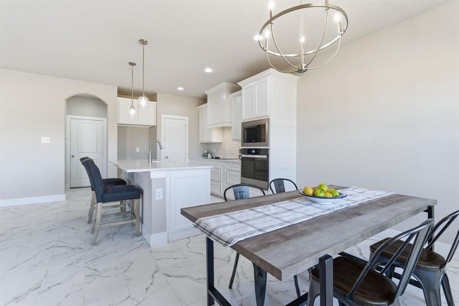 Furnished interior view inside a new home in , Bridgeport (Image 14).