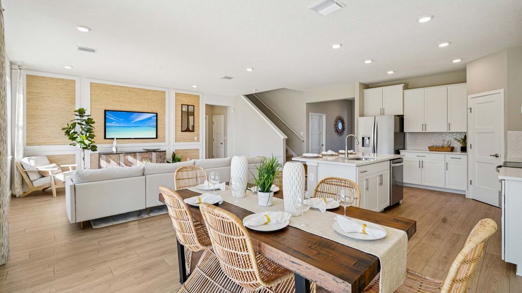 Furnished interior view inside a new home in Buchanan Trails, Newberry (Image 7).
