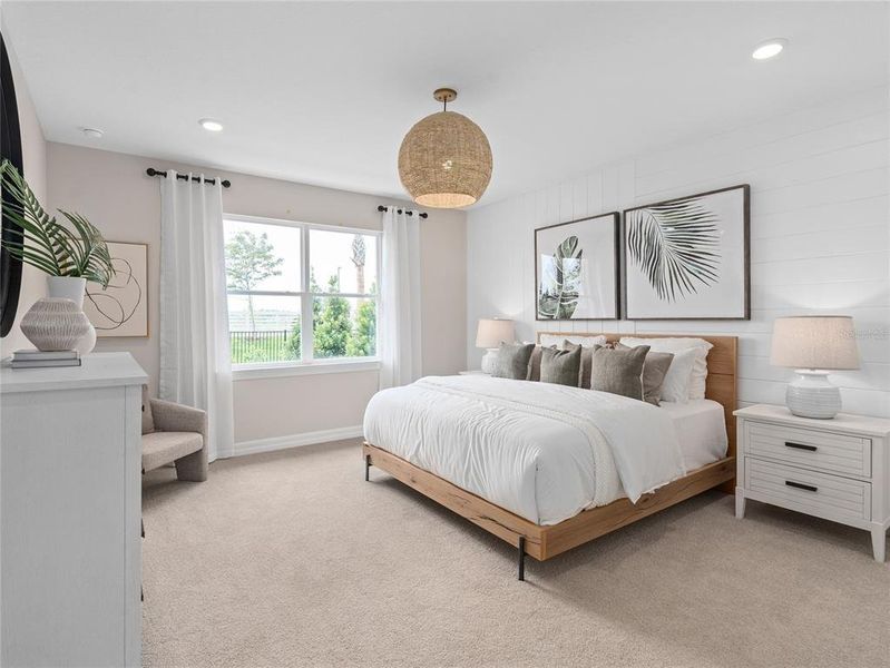 Furnished interior view inside a new home in Bridgewalk, St. Cloud (Image 24).
