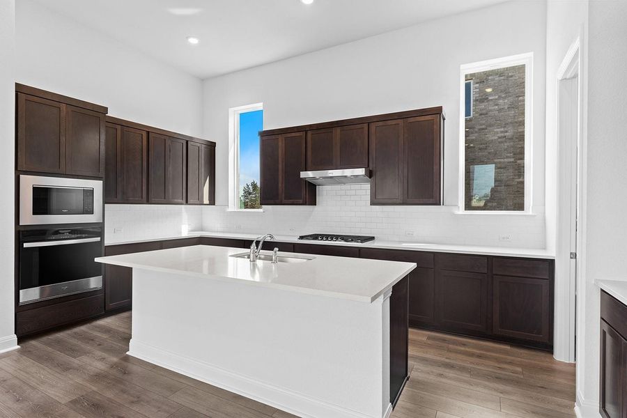 Furnished interior view inside a new home in The Colony - 50', Bastrop (Image 10).