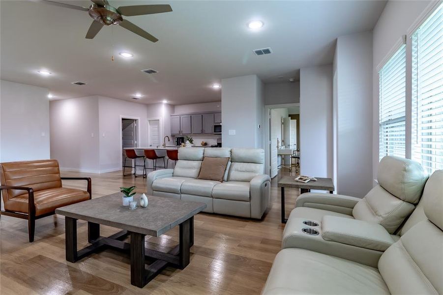 Furnished interior view inside a new home in Devonshire, Forney (Image 8). Furnished interior view inside a new home in Devonshire, Forney (Image 8).
