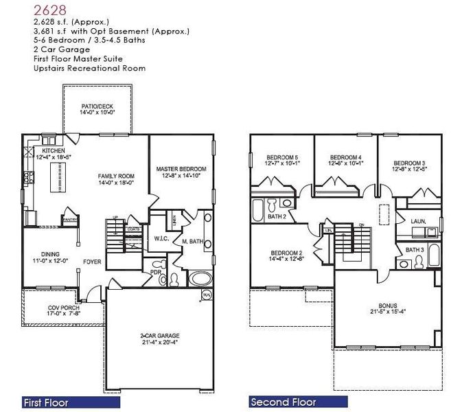 2D floor plan layout of this home in Magnolia Villas, Cornelia, GA (Image 5). 2D floor plan layout of this home in Magnolia Villas, Cornelia, GA (Image 5).