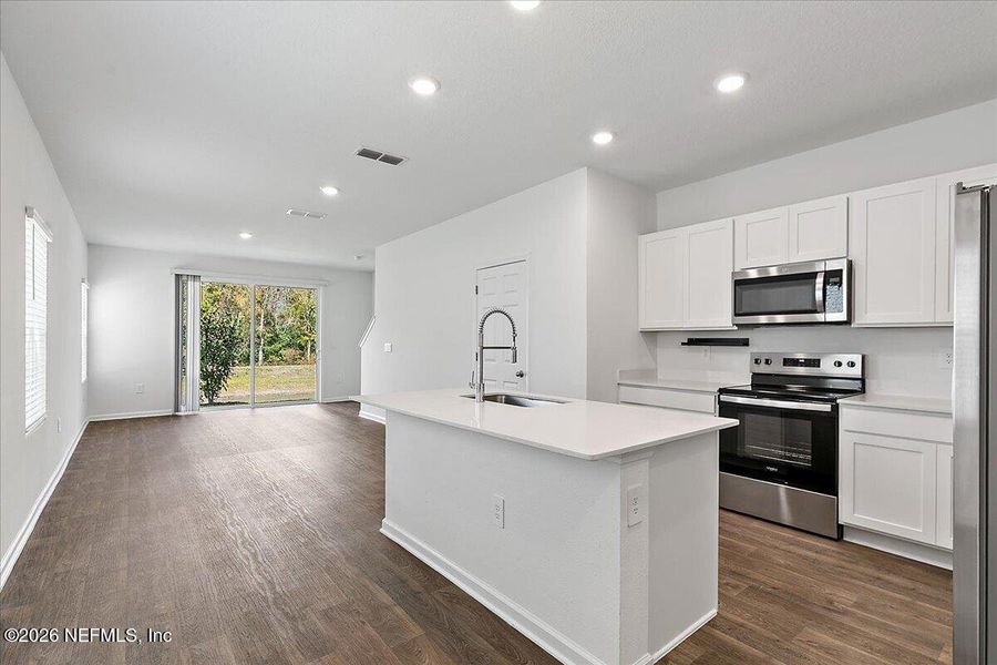 Furnished interior view inside a new home in , Jacksonville (Image 9).