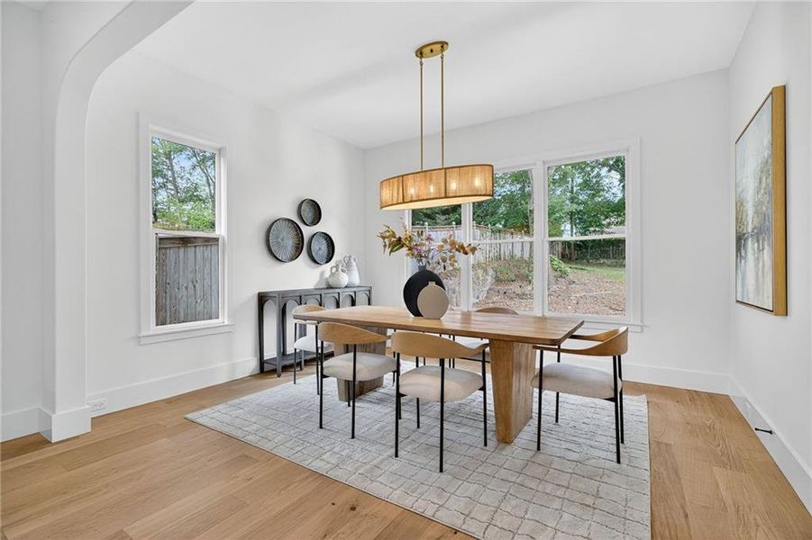 Furnished interior view inside a new home in , Atlanta (Image 14).