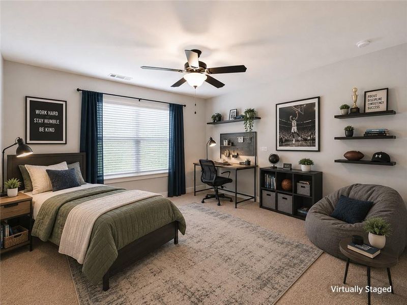 Furnished interior view inside a new home in , Hoschton (Image 17).