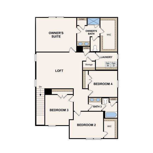 2D floor plan layout of this home in Canebrake at Hickory Hills, Old Hickory, TN (Image 3). 2D floor plan layout of this home in Canebrake at Hickory Hills, Old Hickory, TN (Image 3).