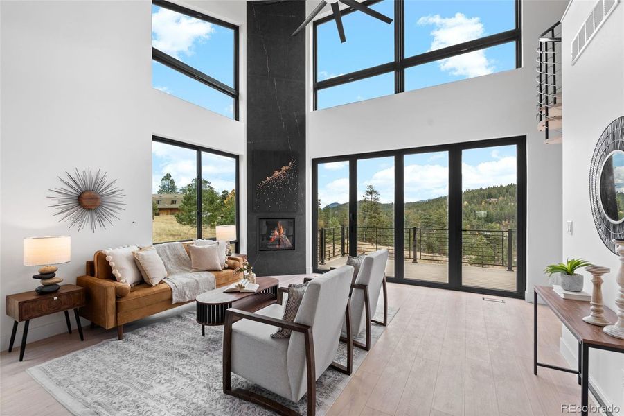 Furnished interior view inside a new home in , Bailey (Image 8).