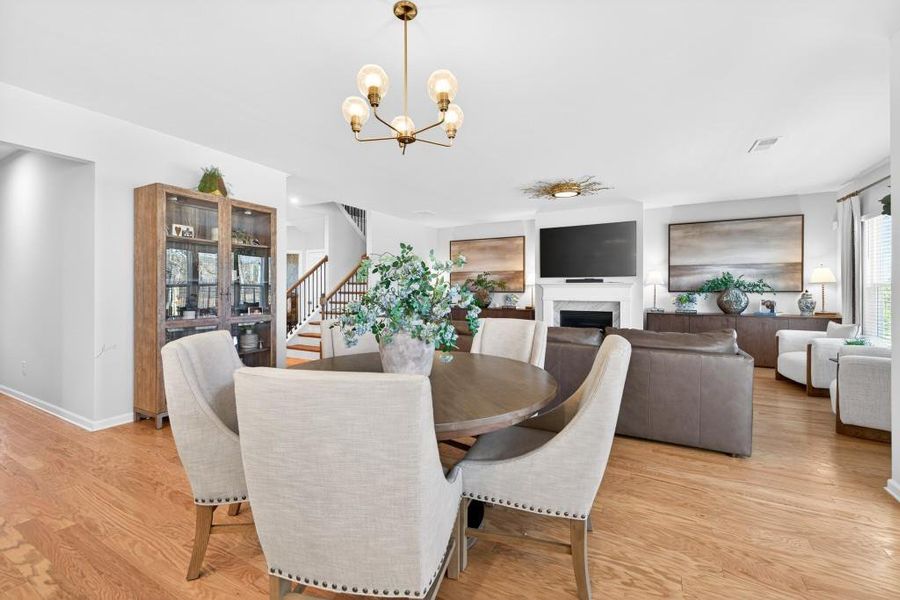 Furnished interior view inside a new home in Reunion, Flowery Branch (Image 16).