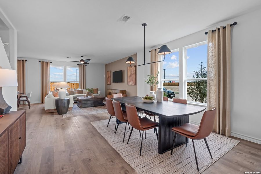 Furnished interior view inside a new home in Dove Song, Marion (Image 6).