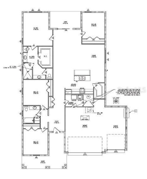 2D floor plan layout of this home in , Homosassa, FL (Image 4).